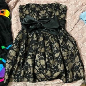 Strapless Black Dress